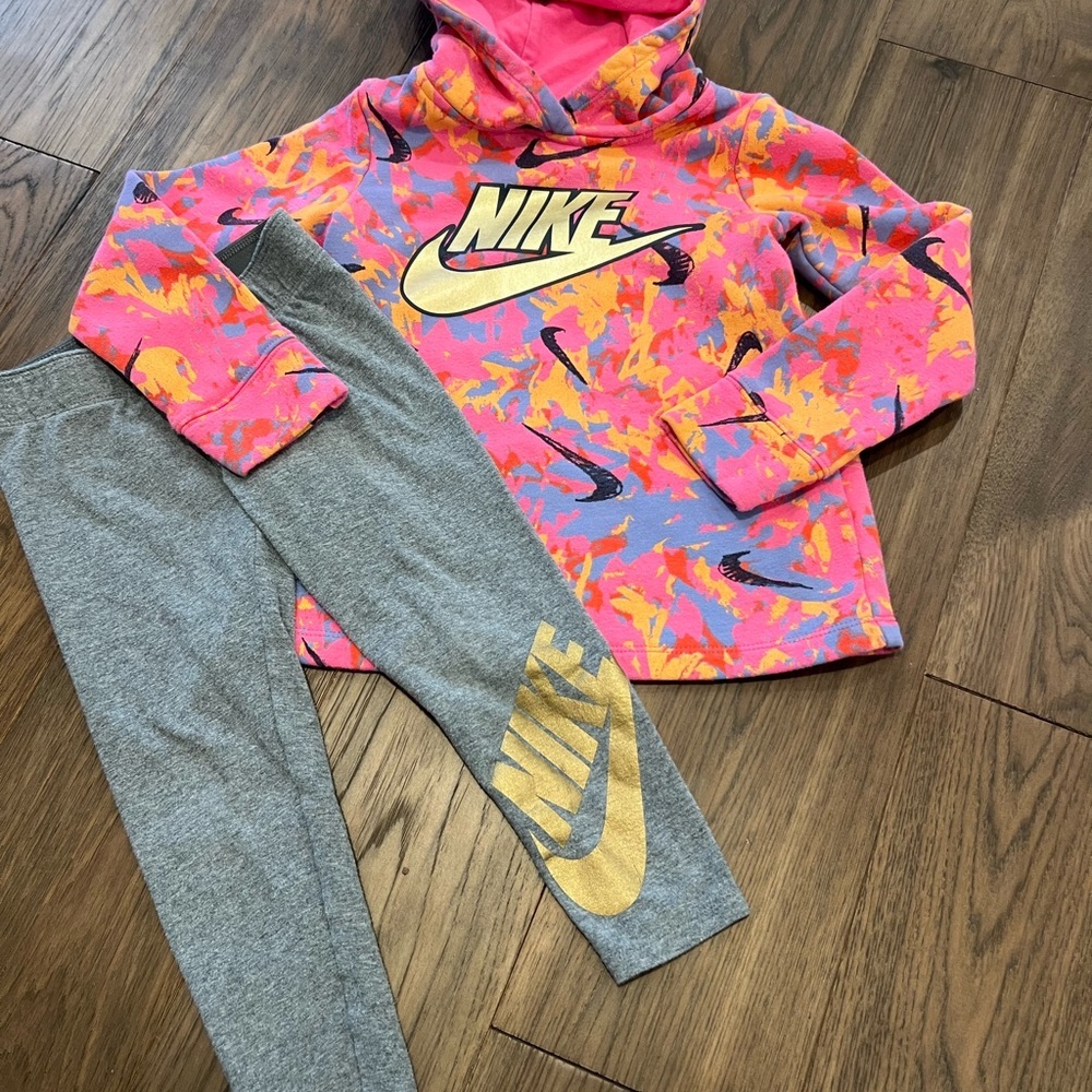 Nike Kids Matching Set - Pink, Yellow, Gray